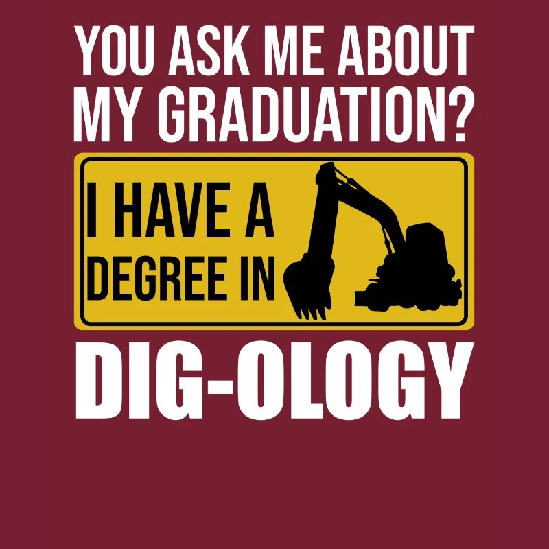 Retro Bagger Spruch Baggerfahrer Baustelle