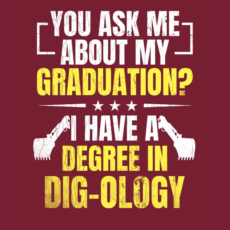 Retro Bagger Spruch Baggerfahrer Baustelle