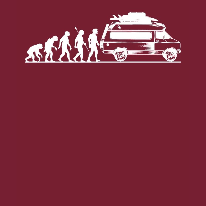 Tshirt Evolution Camper Geschenk