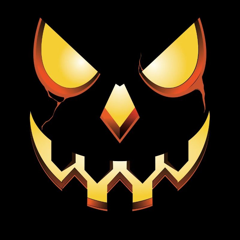 Creepy Pumpkin Halloween Design