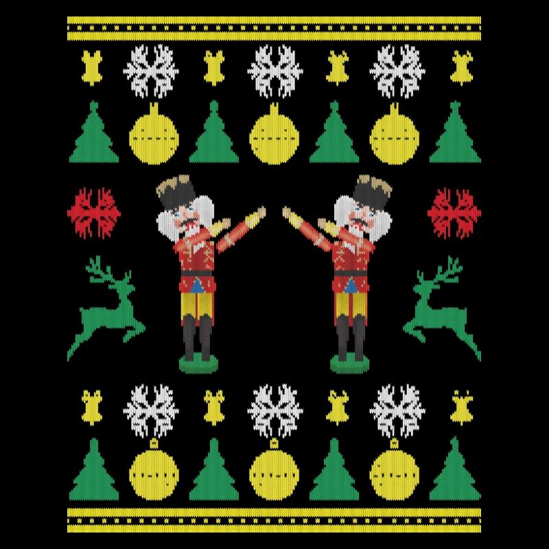 Dancing Nutcracker Dabbing Nutcracker Tricoté