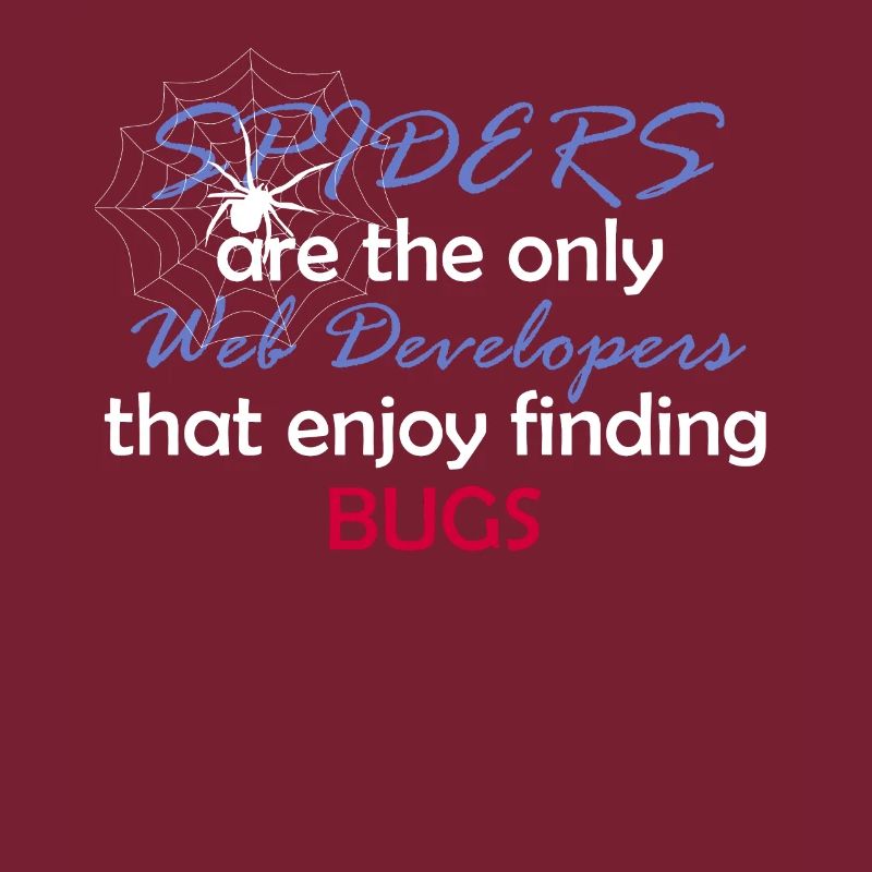Web Entwickler Programmierer Lustig Spinne Geschen