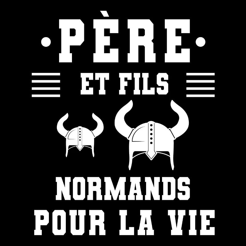 Father and son Papa Normandy Viking Normandy