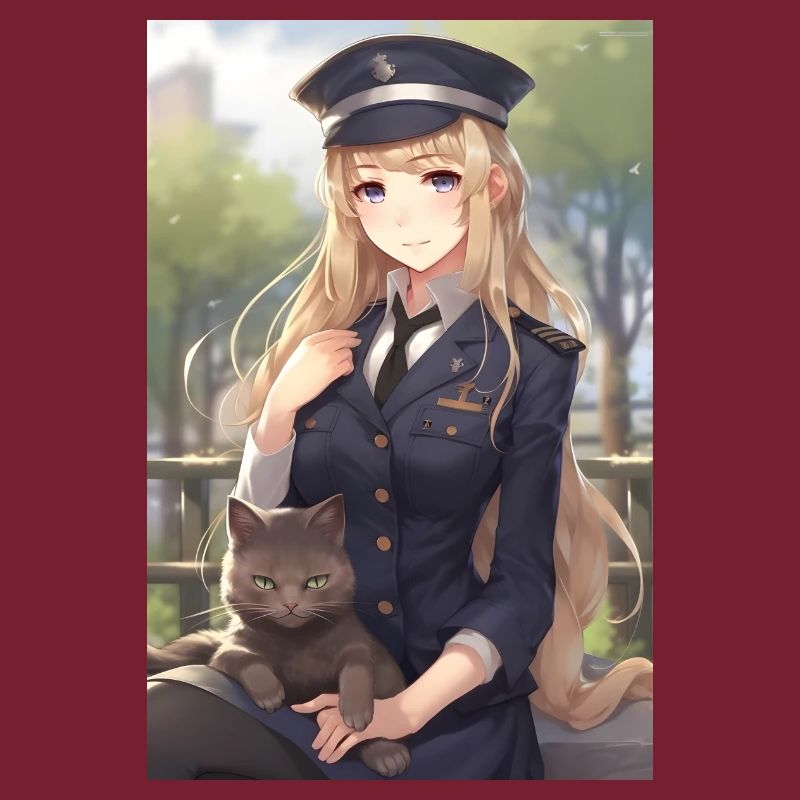 Anime Mädchen Uniform Geschenk