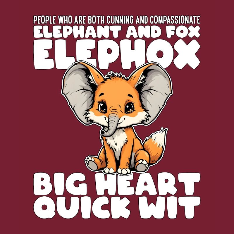 BIG HEART QUICK WIT - ÉLÉPHANT ET RENARD - ELEPHOX