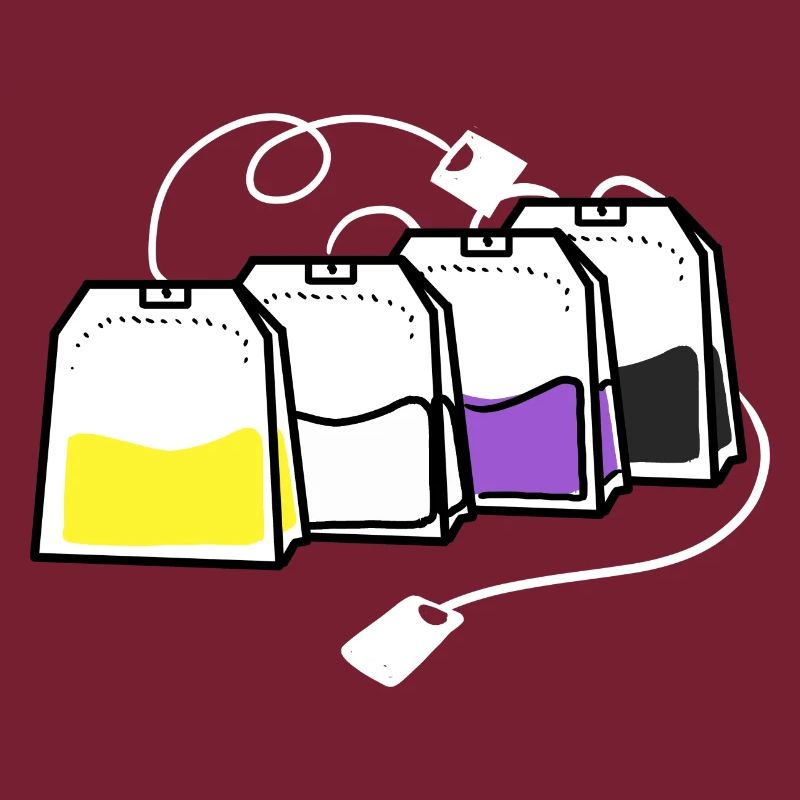 Nonbinary Pride Teebeutel Nonbinary Pride