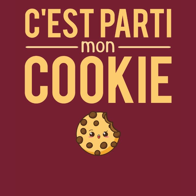 C'est Parti Mon Cookie Ordinateur Biscuit Humour