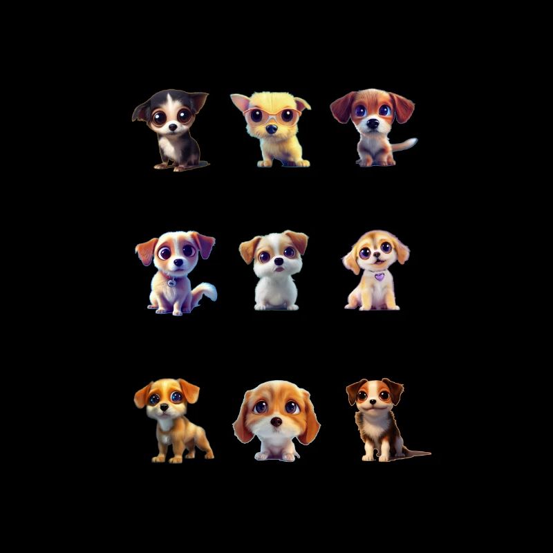 Chiots mignons