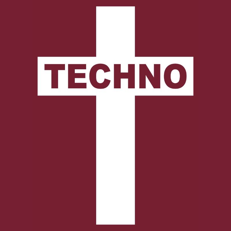 Techno - Techno music - Techno Religion - Geschenk