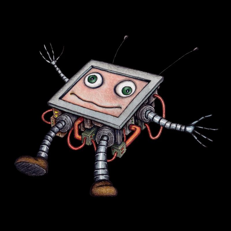 Roboter Dizzy schwindlig