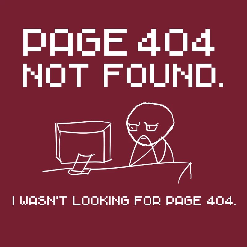 Error 404. Page not found. IT fun