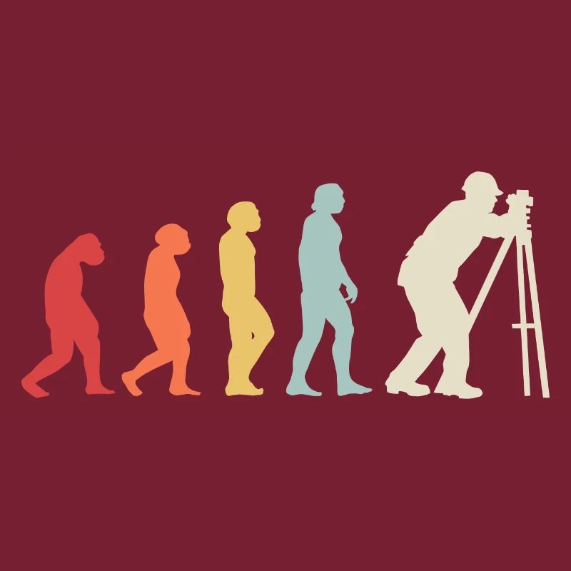 Vermesser Vermessungstechniker Vintage Evolution