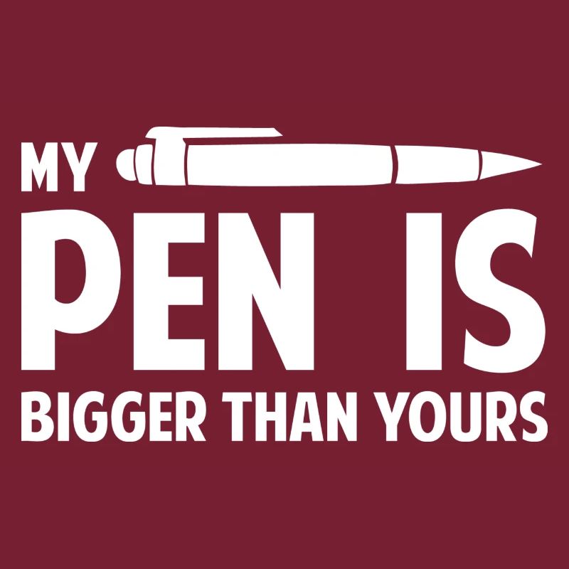 Mein Stift ist größer als deiner