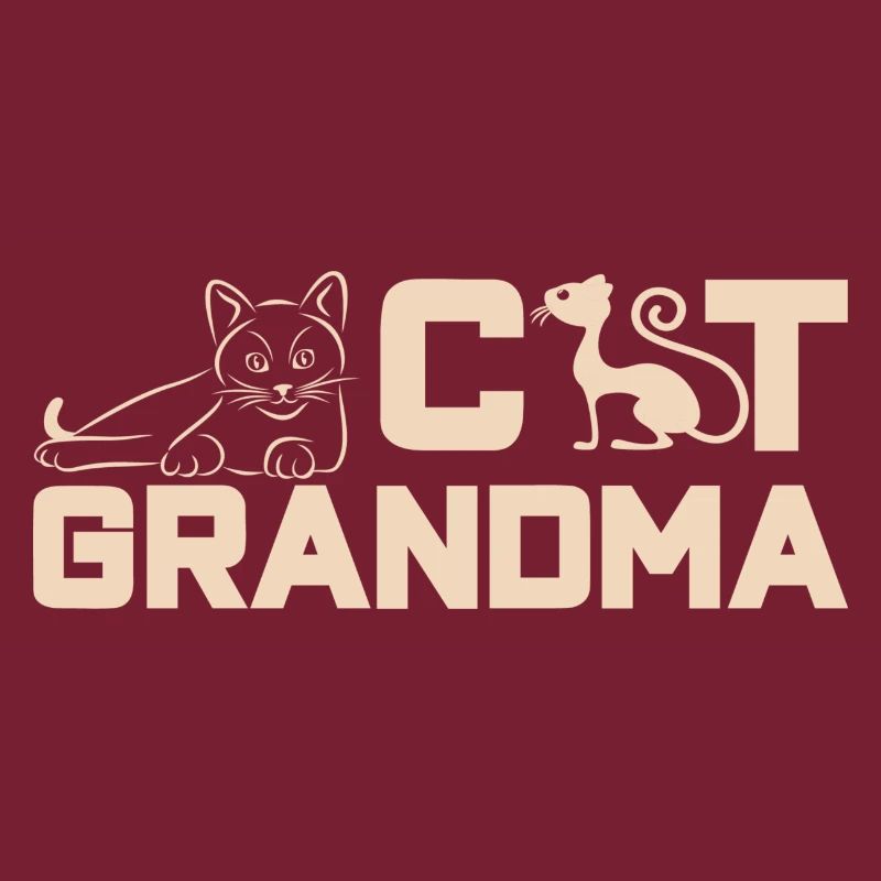 Katzen Mama Katzen Oma Großmutter Mutter Mom Katze