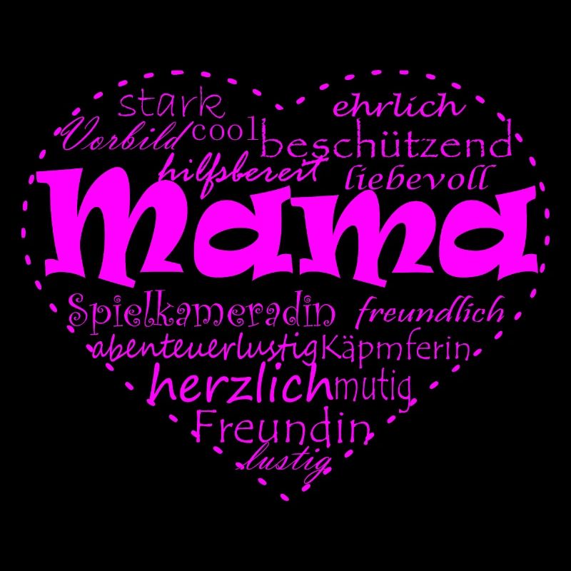 Mama Herz pink