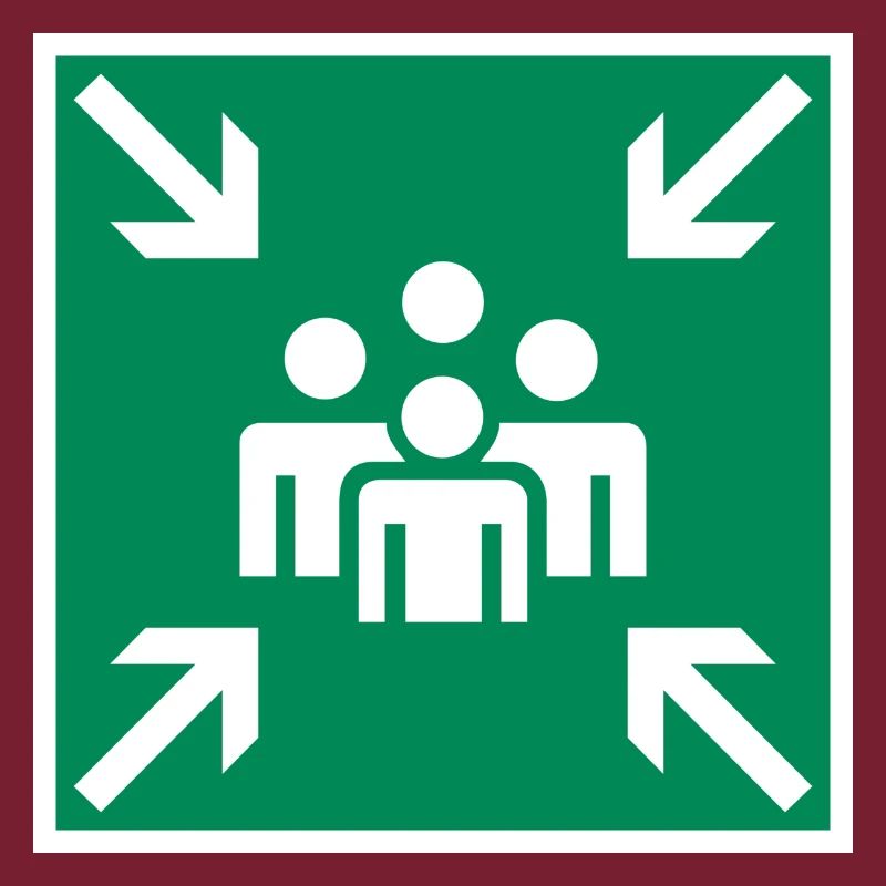Logo de signe de point de collection