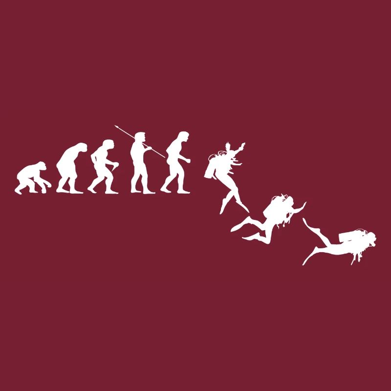 Tauchen Evolution Taucher Geschenk