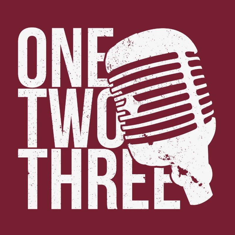 One Two Three Microphone (weiß)
