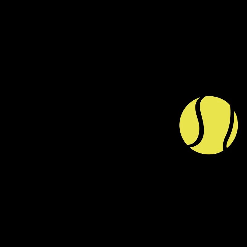 Tennis ball on fire