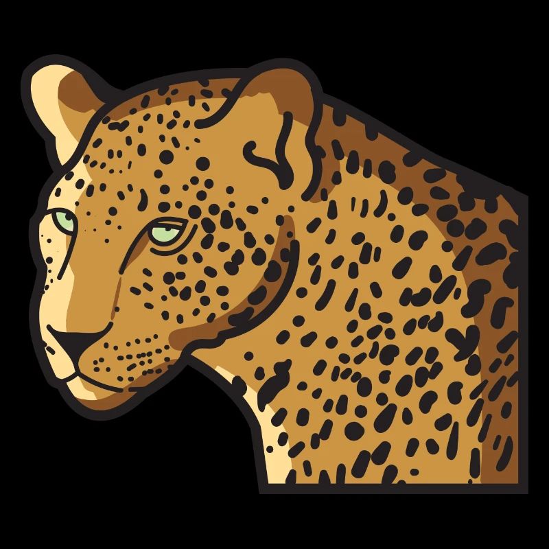 Chat sauvage léopard dans la jungle de la faune