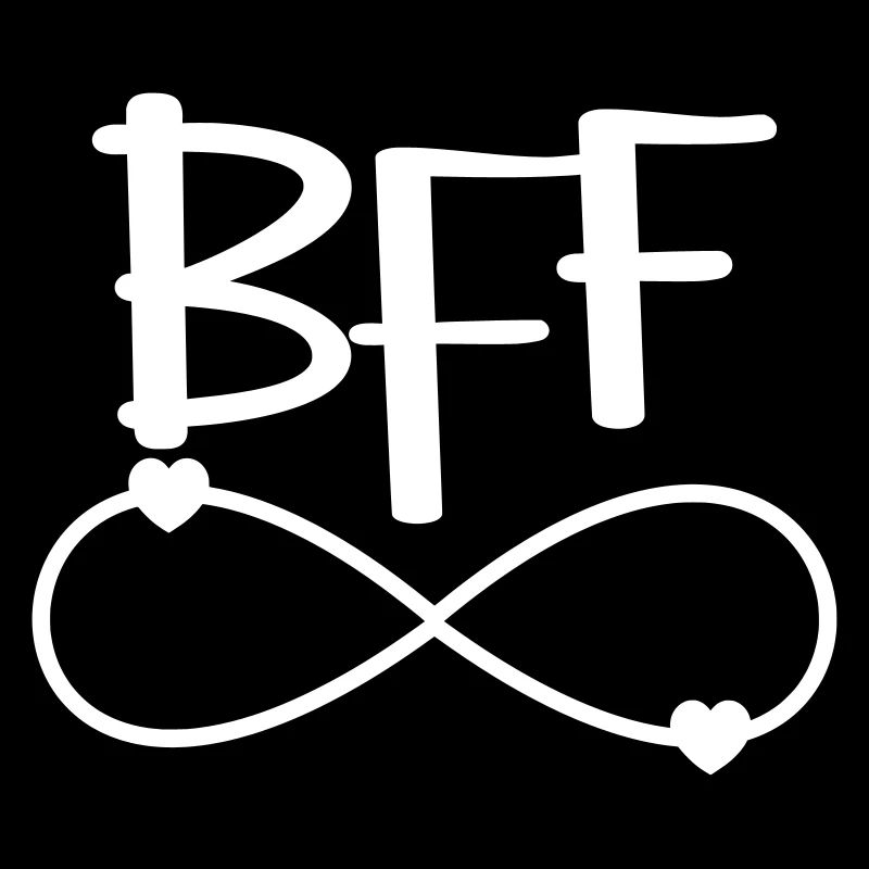 BFF Beste Freunde für immer Unendlichkeit Symbol