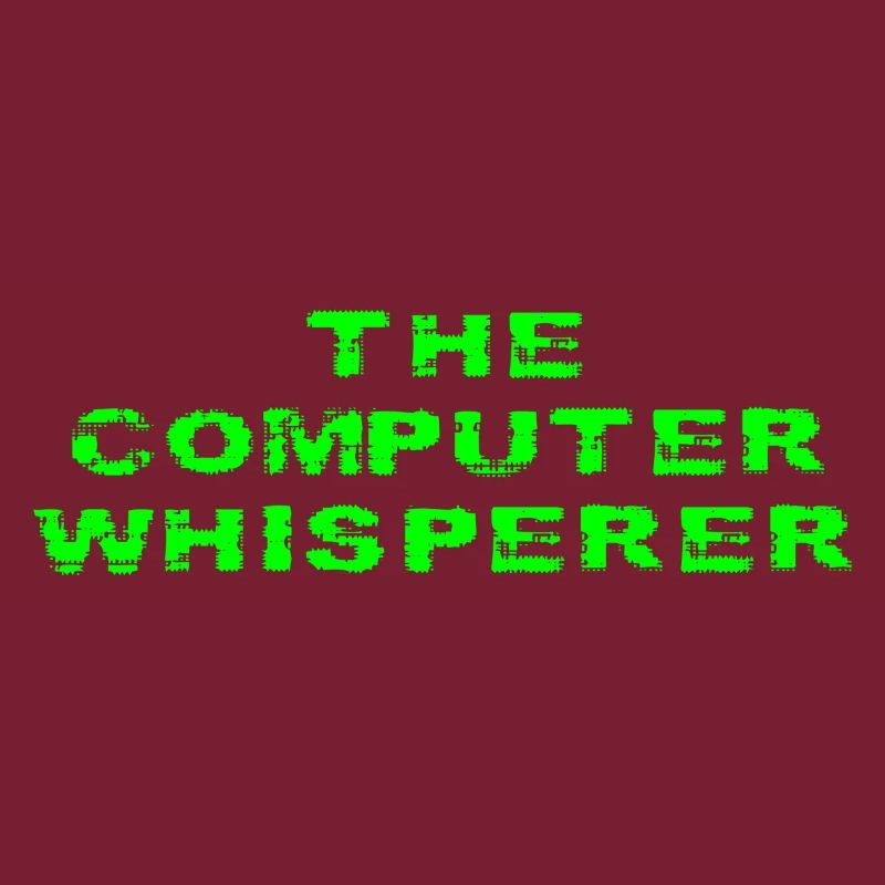 Der Computerflüsterer Funny Tech Support Geek