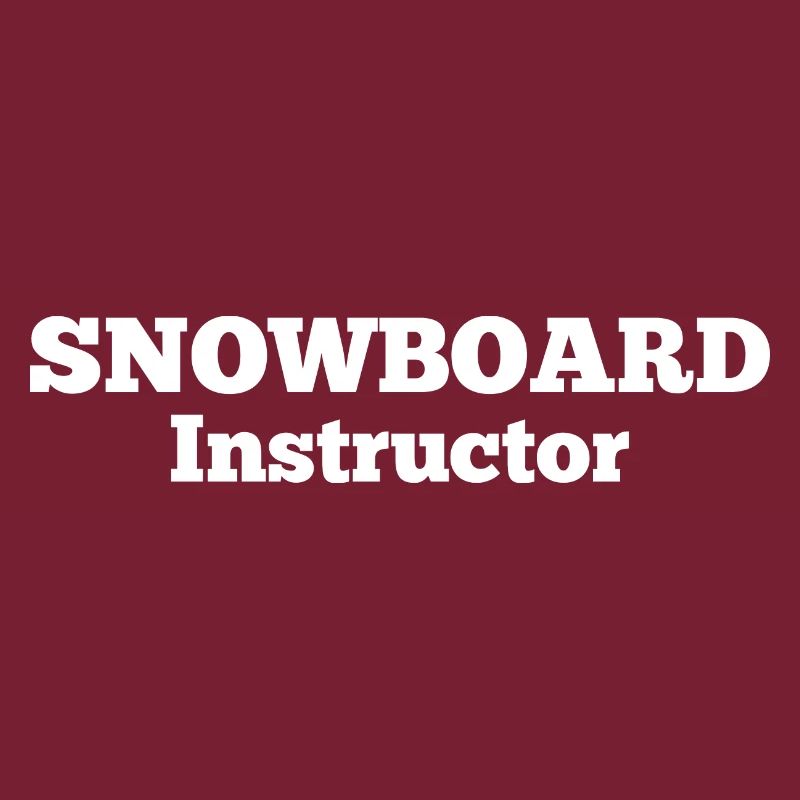 Instructeur Snowboard | Conception de snowboarder d'hiver
