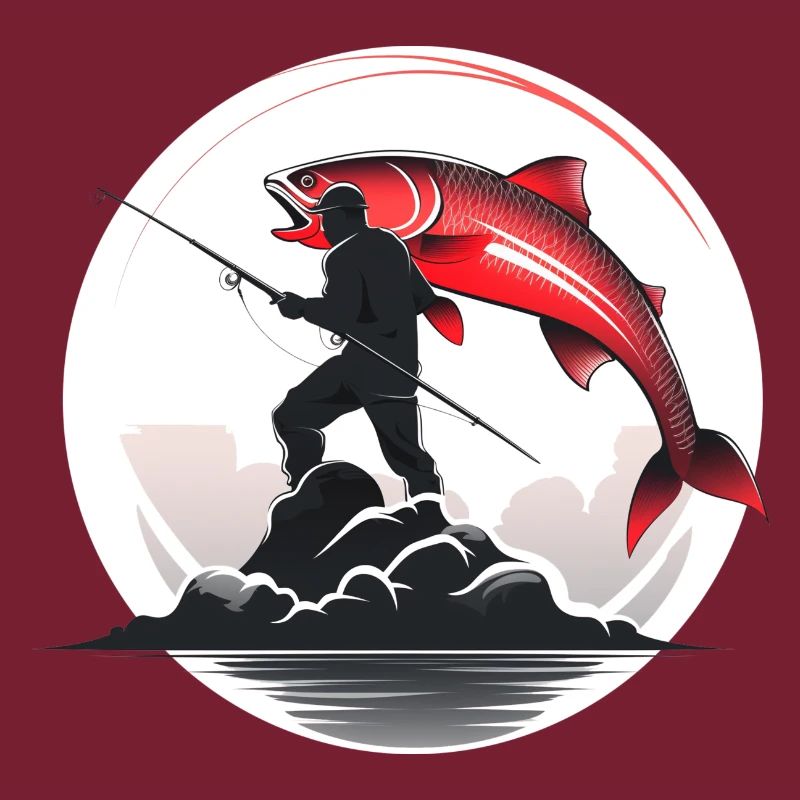 Logo de pêcheur