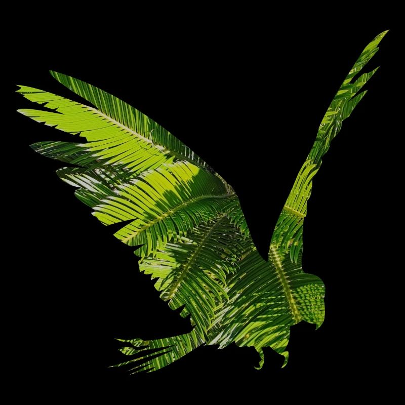 Forêt tropicale perroquet