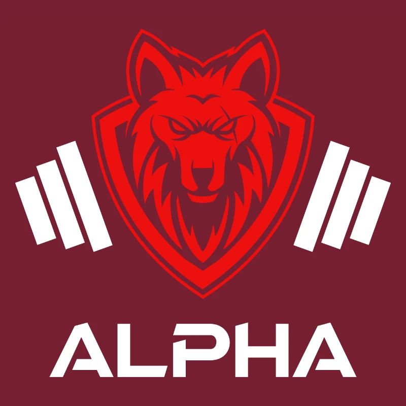 Rote Gewichte Alpha