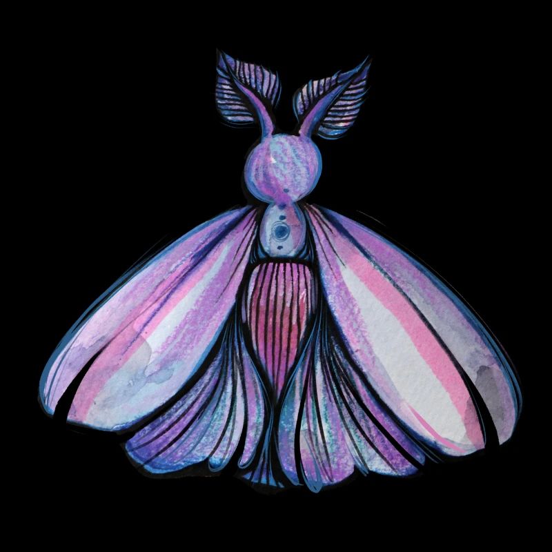 Papillon de nuit pourpre