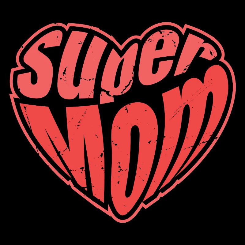 Supermom Mama Muttertag Hero