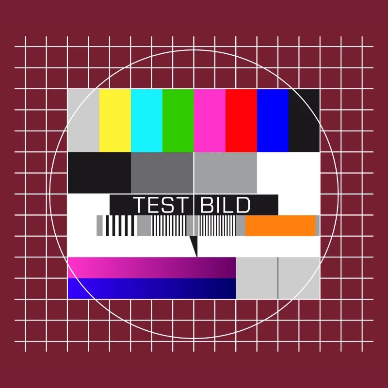 Fernseh-Testbild Big Bang Mac Display Screenshot