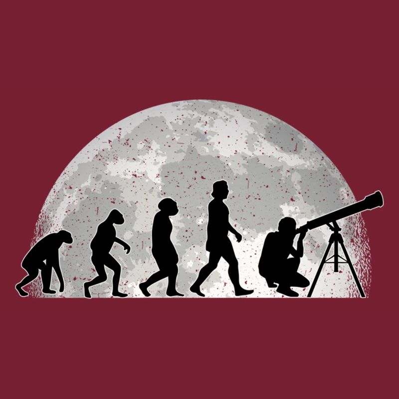 Astronomie Evolution Mond, astronomisch