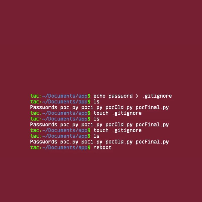 linux shell ls dot