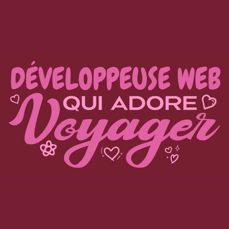 Développeuse web globe-trotteuse passionnée voyage