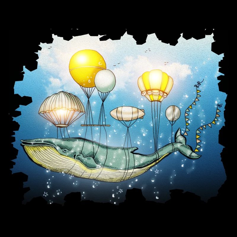 Whale, flying whale