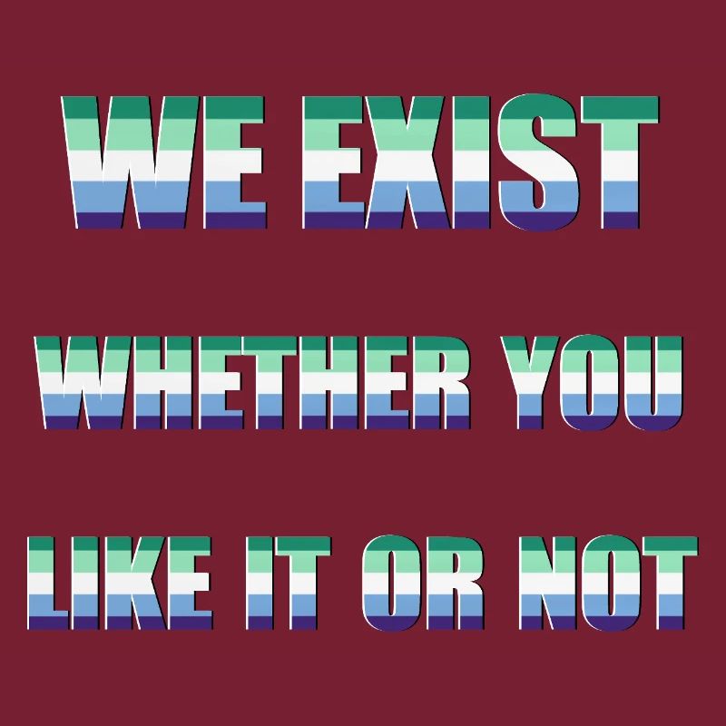 We Exist - Drapeau des hommes gays