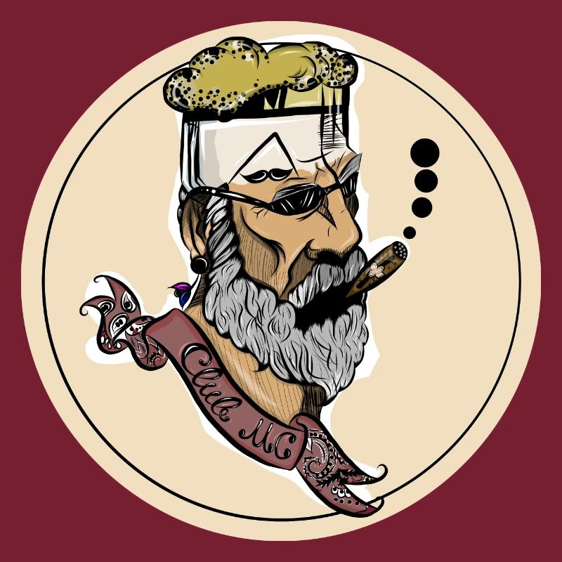 Bart Mann mit Zigarre