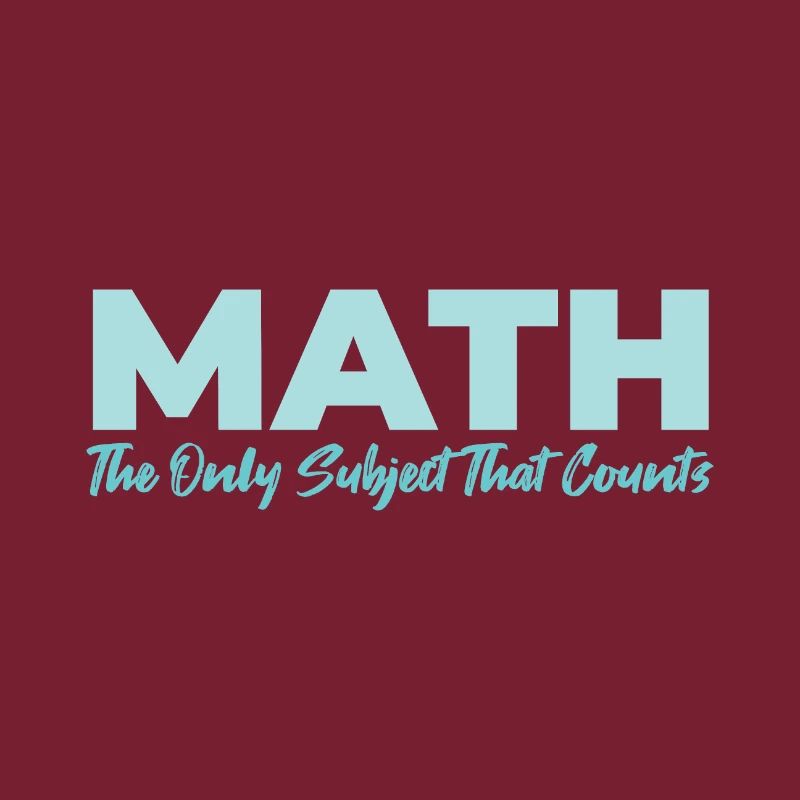 Math Le seul sujet qui compte Idée cadeau