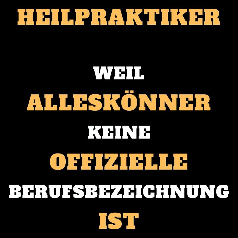 Tshirt Heilpraktiker Alleskönner Beruf Geschenk