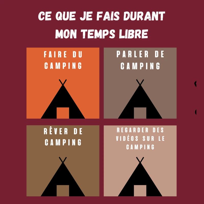 ce que je fais durant mon temps libre camping