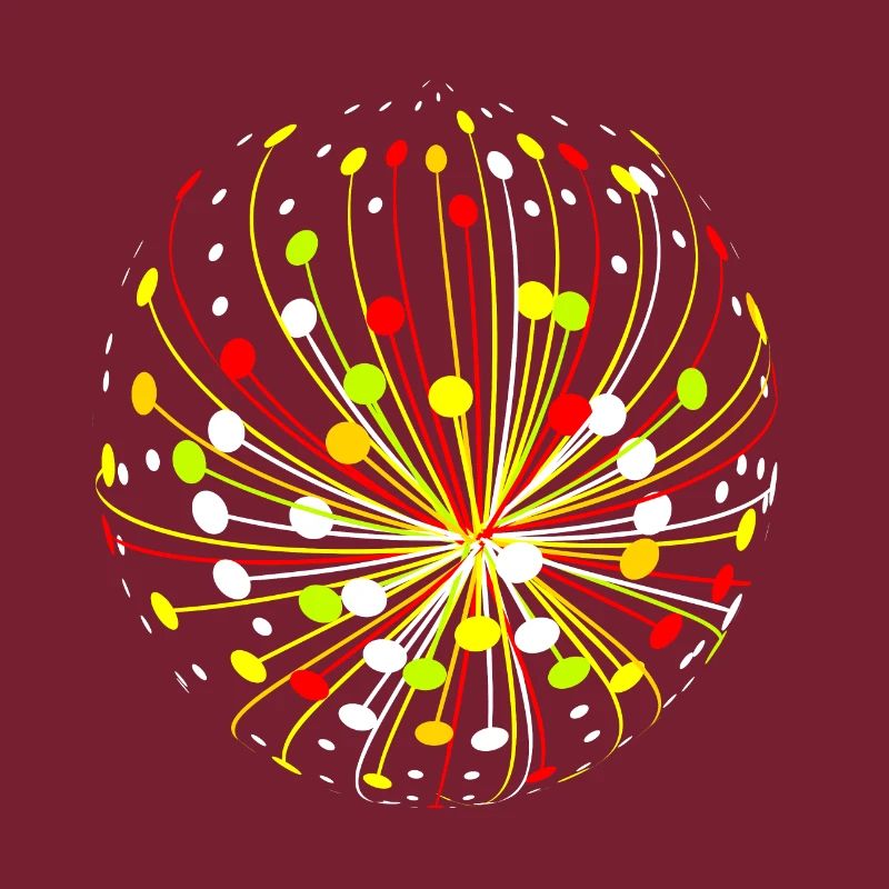 Multi Color Abstract Explosion