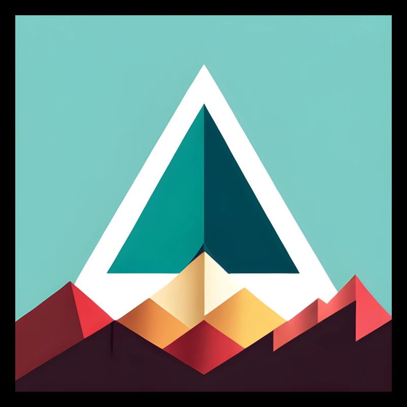 triangle abstrait