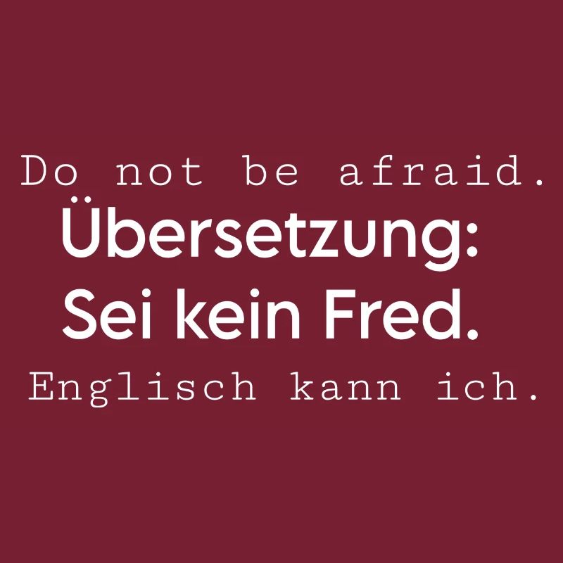 Do not be afraid