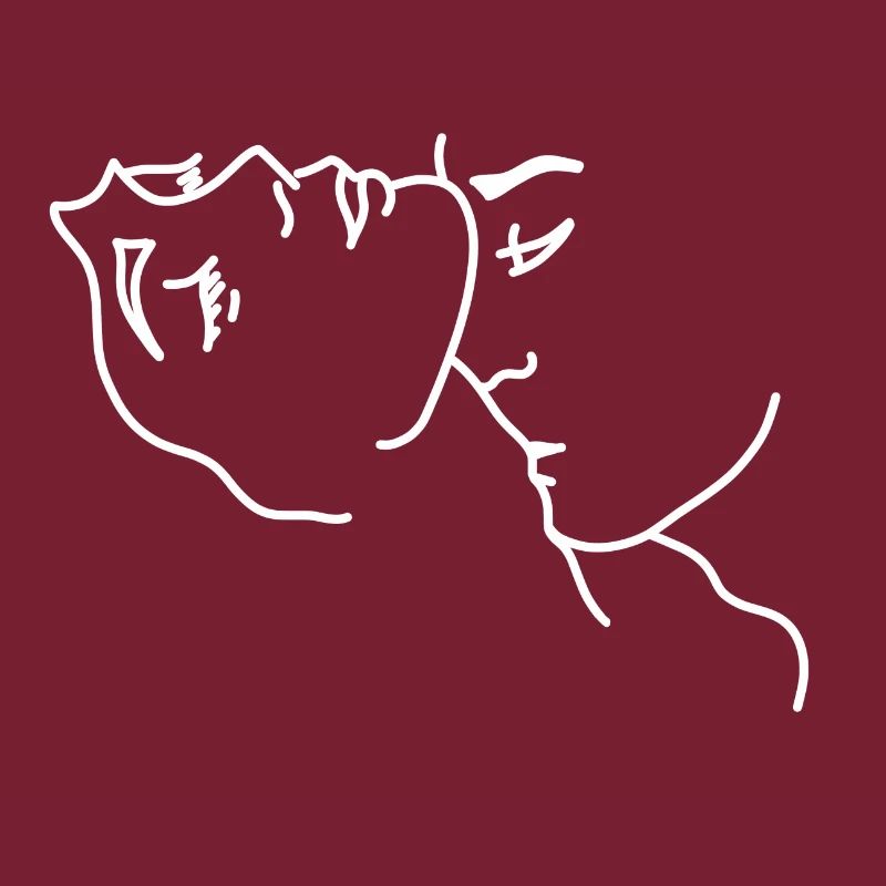 Baiser l'amour du cou