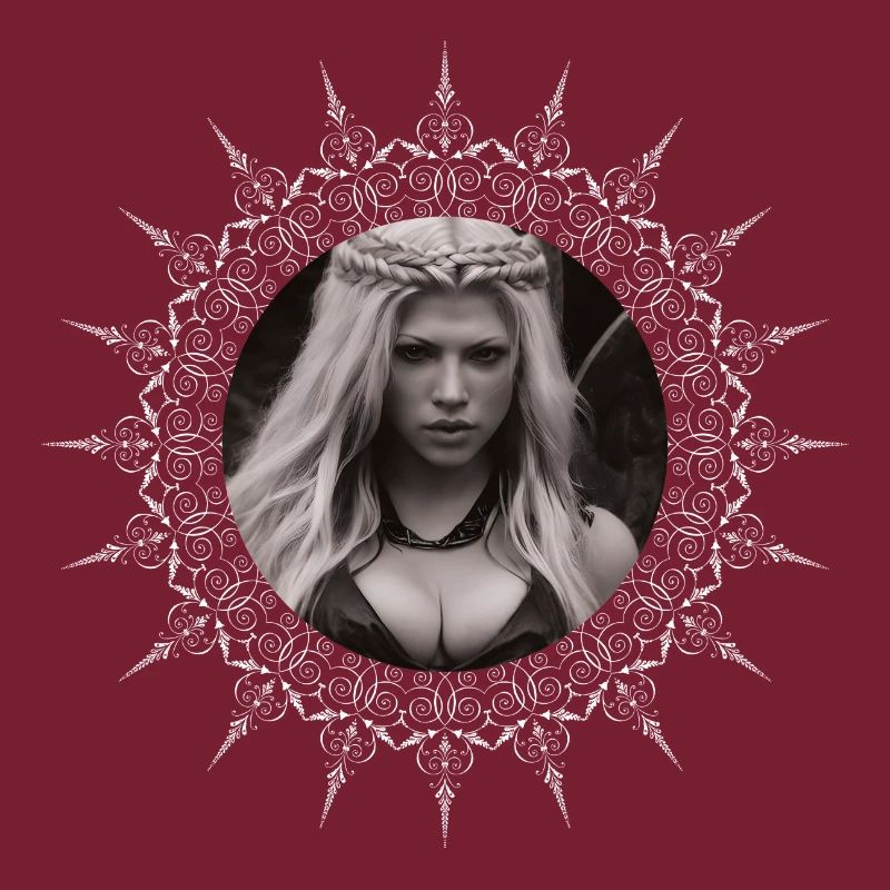 Shield Maiden Viking Warrior Middle Ages