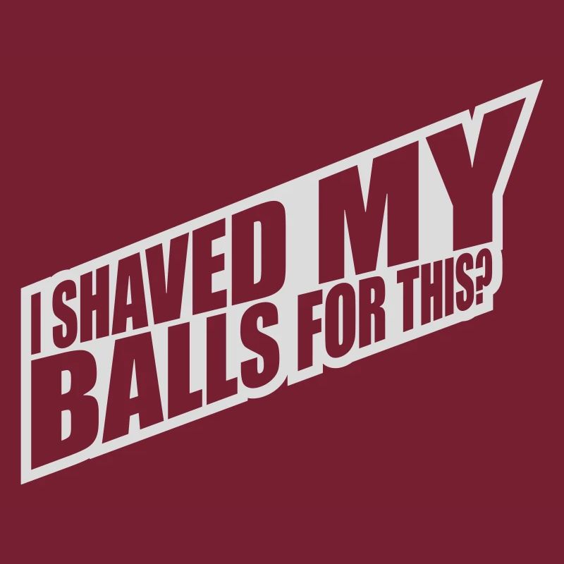 I shaved my balls