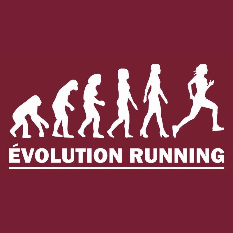 evolution running / humour course à pied