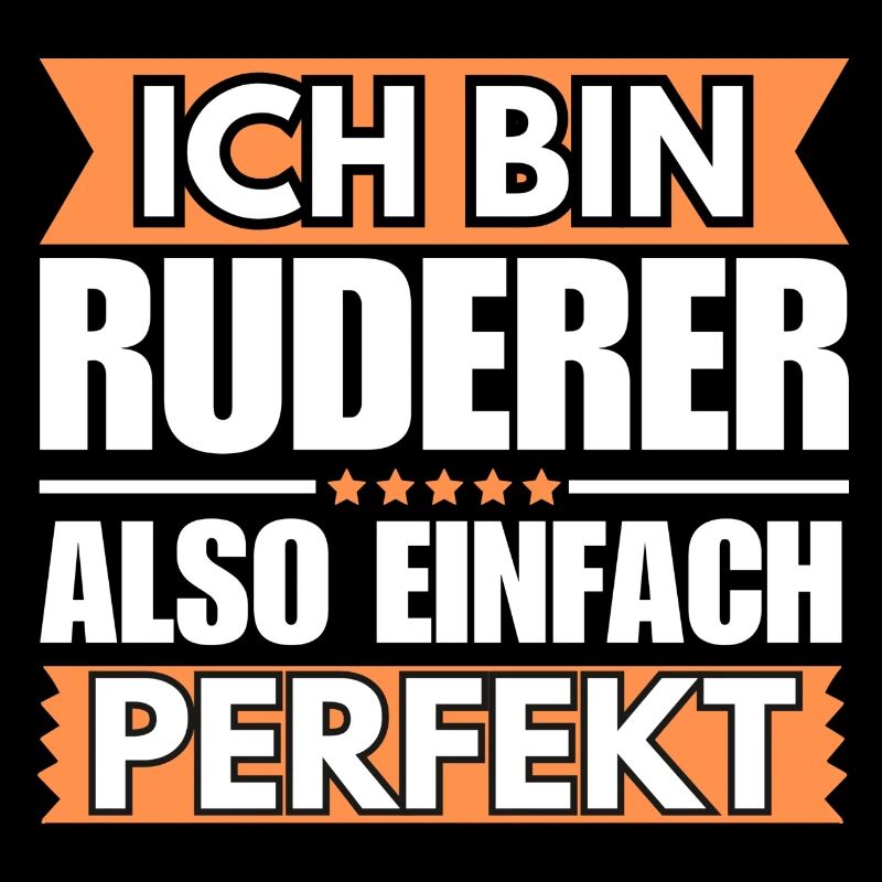 Einfach ein Perfekter Ruderer
